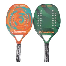 

2022 Men Beach Tennis Racket High Quality Carbon and Glass Fiber Soft EVA Women Equipment Tennis Paddle Racquet with Bag Cover