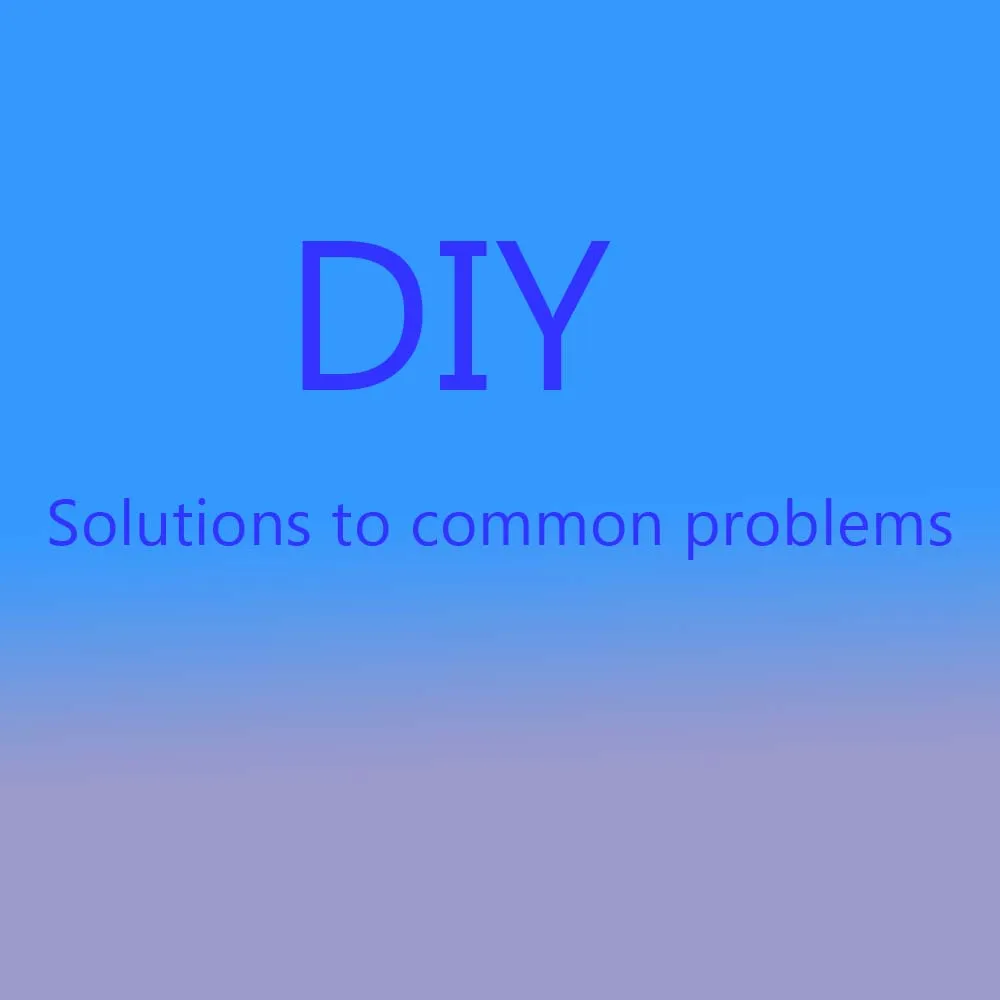 

DIY Solutions to common problems