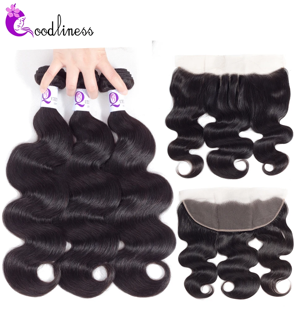 body wave bundles with frontal