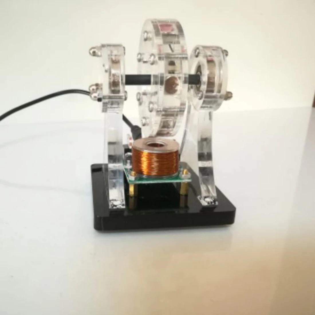 NFSTRIKE Магнитная подвеска бесщеточный мотор для Холла DIY двигатель стволовых двигателя Модель игрушки(случайный цвет индикатор светильник