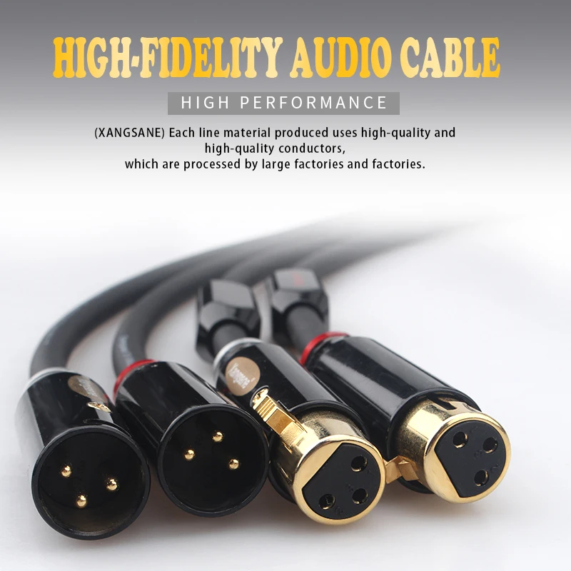 Xangsane SP 5008Cu fever XLR монокристаллическая медь HiFi аудио баланс линия RCA кабель|Кабели