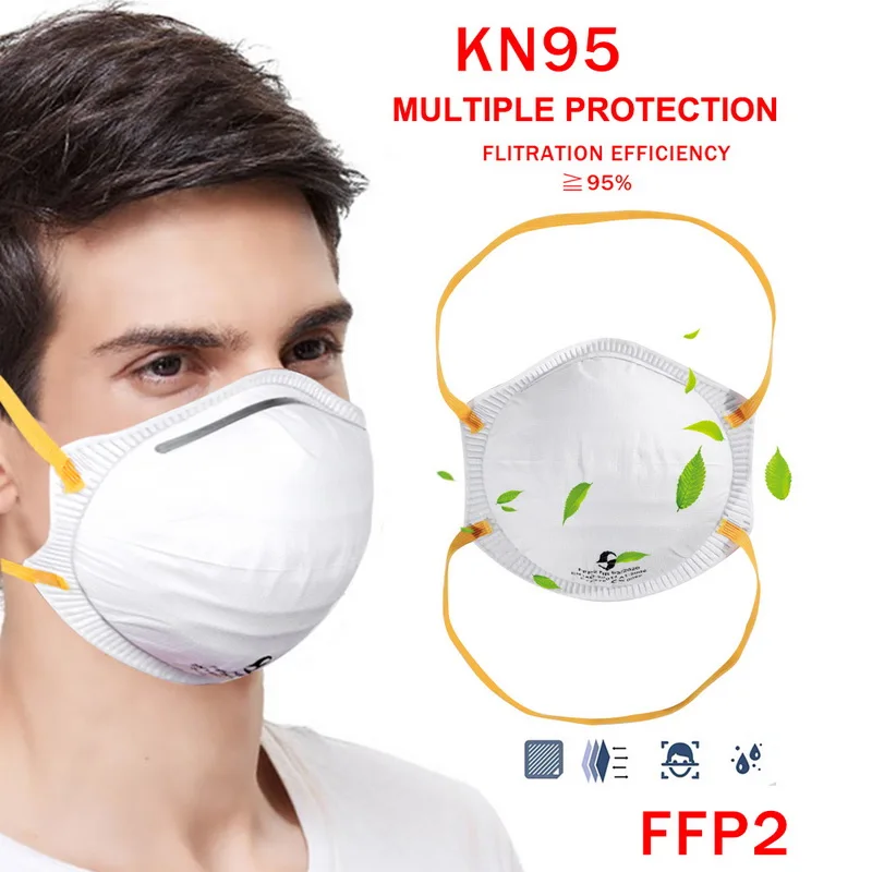 

10/50Pcs KN95 Dust Masks Wholesale Dropshipping N95 Respirator Air Filter Gas Mask Safety Protective kf94 ffp3 Face Mouth Mask