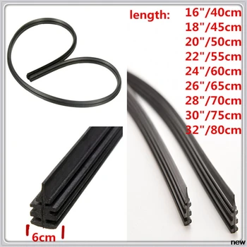 

Car Bracketless Windshield Rubber Wiper Wash Blade Refill for Peugeot Jeep Harley-Davidson Buick Bentley Scania 6008 301 408