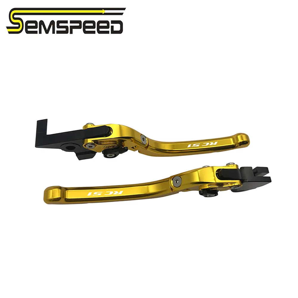 SEMSPEED RC51 логотип мотоцикла CNC складные рычаги для Honda / RVT1000 SP 1/SP 2 2000 2006 Тормозной