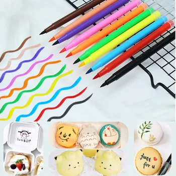 

1 PC Edible Pigment Pen Drawing Biscuits Cake Decoration Tool Macaron food coloring markers Cake DIY Cake Painting Accessories
