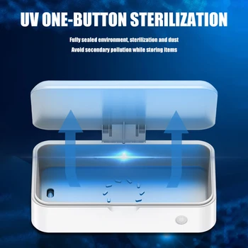

Disinfection Box Wireless Fast Charger Cleaning Tools UV Multifunctional Sterilizing Box For Mobile Phone Sterilizing Cosmetics