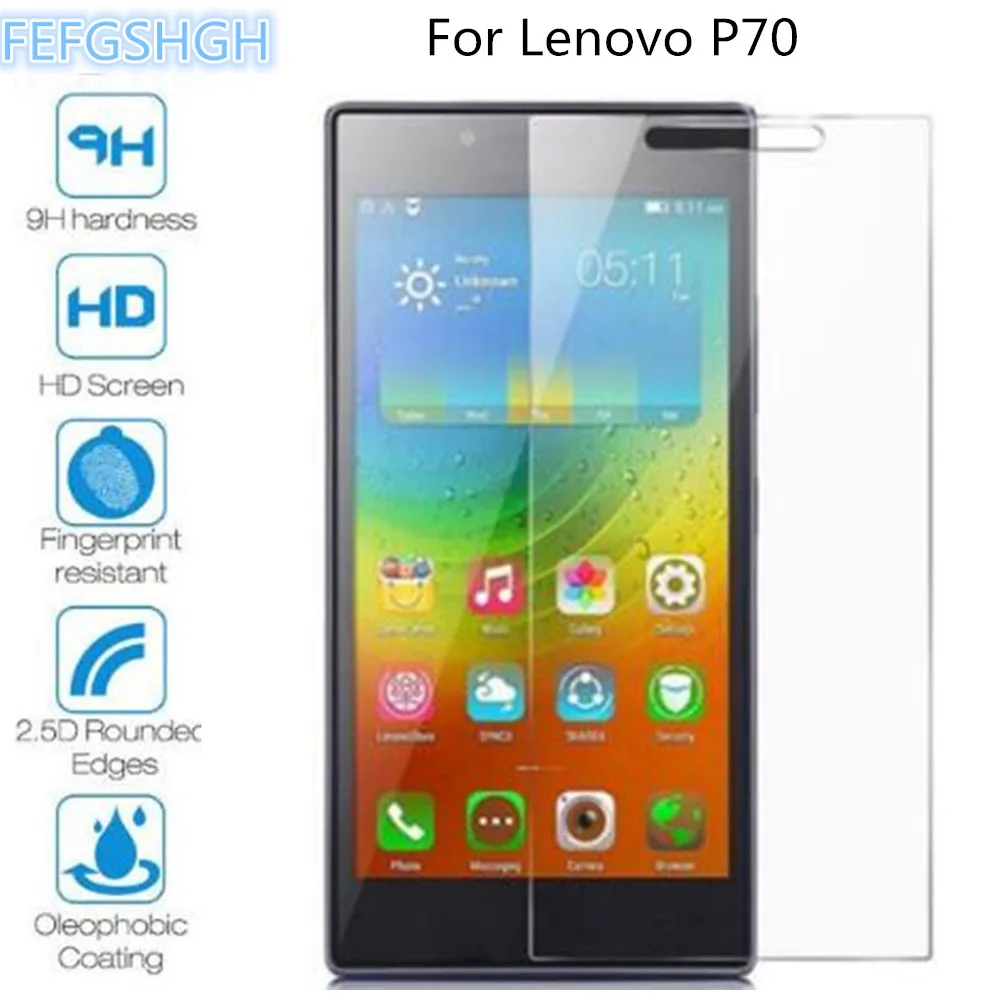 9H 2.5D Закаленное стекло для lenovo P70 Взрывозащищенный протектор экрана P70T P70A P70-T P70-A