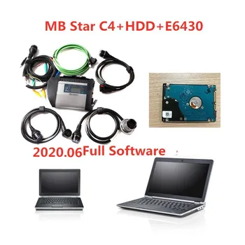 

High Quality MB STAR C4 Multiplexer Star Diagnosis with WIFI 2020.06V Full Software HDD and E6430 I5 4GB SD Connect Compact C4