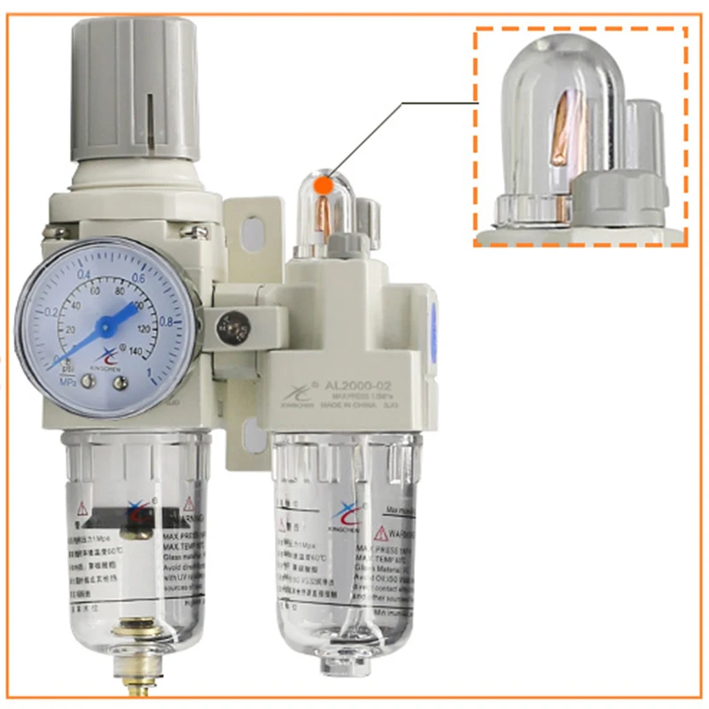 

1pcs Multi-standard AC2010 3010 4010 air filter pneumatic components air source processor automatic drainage