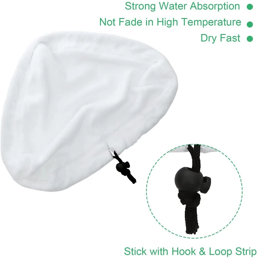 Mop Replacement Pads 2/4/6PCS Steam Mop Triangle Washable Cloth Pad Floor Cleaning Supplies scrub pads microfiber mop pad floor cleaning sheet