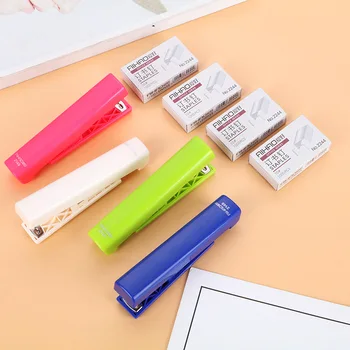 

Hobby mini stapler set office portable small stapler cute creative student stationery