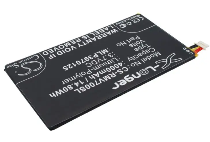 Cameron sino 4000mah аккумулятор для VERIZON Elipsis QMV7A 7in QMV7B MV7A QMV7A 8GB MLP3970125 мобильный, Смартфон батарея