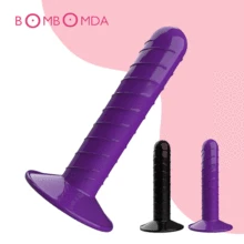 2019 New Arrival Soft Rubber Anal Plug Longer Dildo Powerful Suction Cup Base Butt Plug Anal Sex Toys For Men Women Masturbation