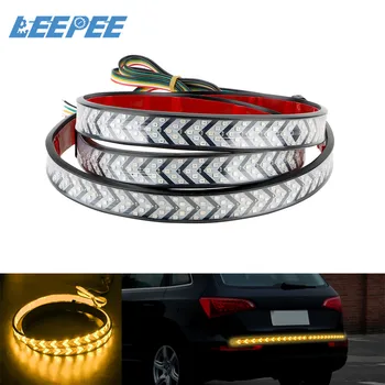 

1/1.5 Meter Truck Tailgate LED Strip DRL Running Light Car LED Pickup Arrow Brake Turn Signal 12V Car-Styling Flexible Universal