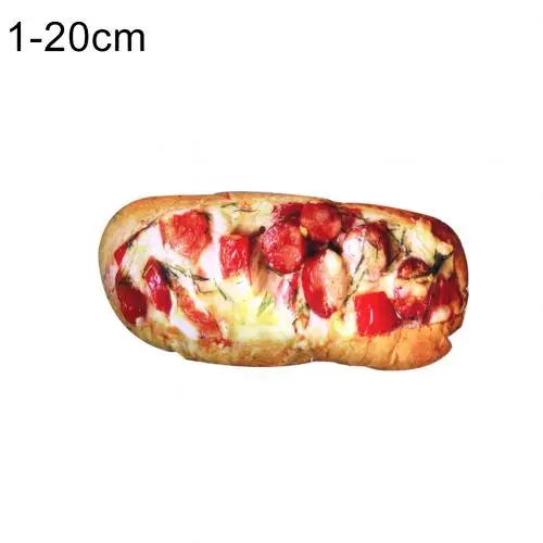 Ham Bread20cm 80 см длинные масла хлеб мясо нить кунжута пицца бифштекс подушки еда плюшевые подушки имитация закуски украшения спинки подушки - Цвет: Ham Bread20cm