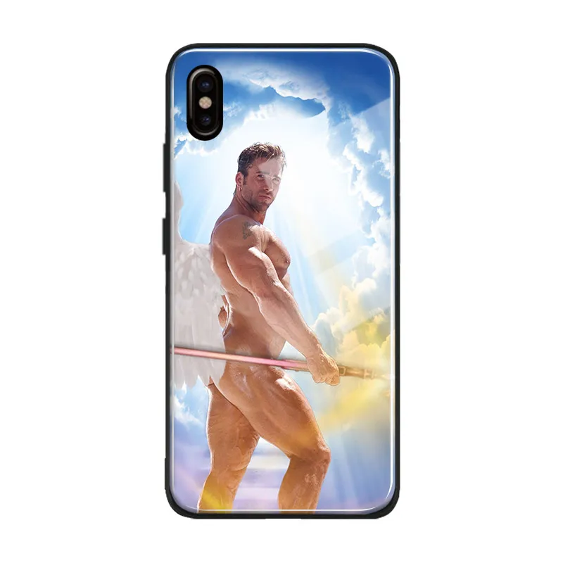Роскошный чехол Billy Herrington стеклянный Мягкий силиконовый для телефона iPhone6 6s 7 8 Plus X