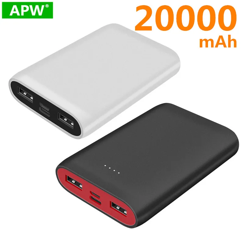 20000 мАч Внешний аккумулятор 18 Вт usb type C внешние аккумуляторы QC3.0 PD Двусторонняя