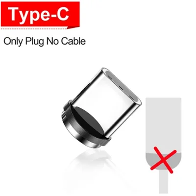 Магнитный зарядный кабель быстрой зарядки usb type C кабель для huawei P10, nova 2 S, nova 2 Plus, nova 2, mate 10, nova 3e, P20 Lite, P20 - Цвет: Only Plug For Type C