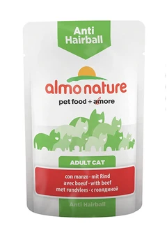 

ALMO NATURE ALMO NATURE CAT FUNCTIONAL ANTI HAIRBALL for adult cats to bring wool with beef 70g