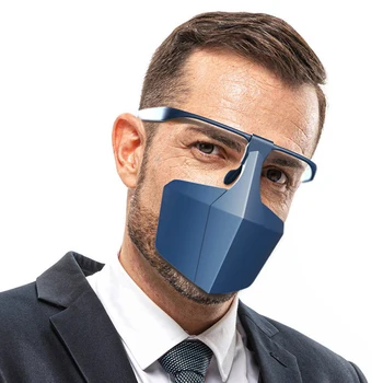 

Face-shielding Protective Face Mask Anti-fog Anti-splash Anti-fog Anti-virus Dust Isolating Face Shield Equipment Mouth Cover