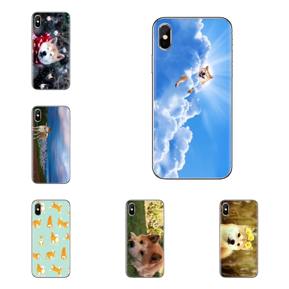 Желтый Doge Сиба ину Inu Alaskan для sony Xperia Z Z1 Z2 Z3 Z5 compact M2 M4 M5 E3 T3 XA Aqua LG G4 G5 G3 G2 Mini мягкие
