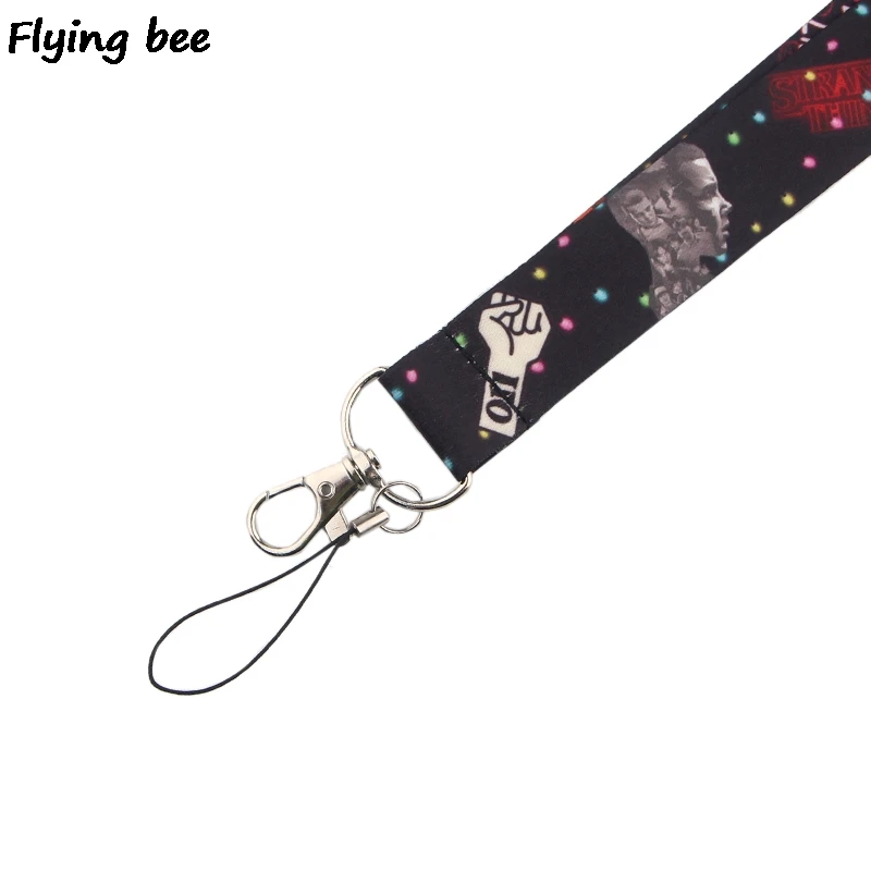 Flyingbee странные вещи веревочные брелоки для телефона ремешок ключей