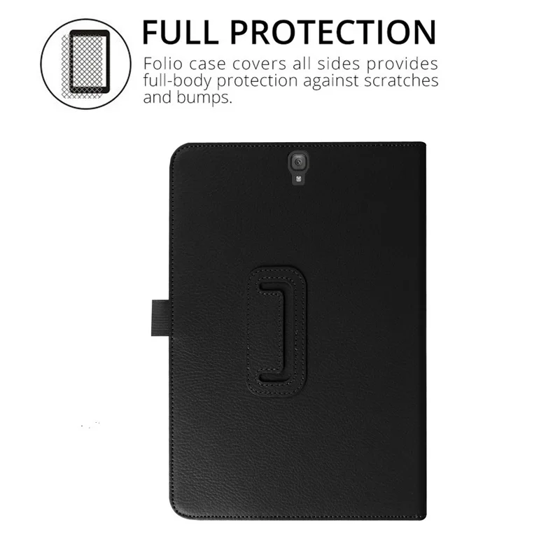 Premium Folio Soft Leather Stand Holder Tablet Case - Full Body Protective Cover