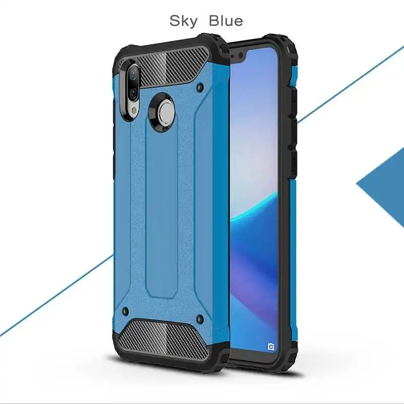 Mokoemi железная Броня ударопрочный 6," для huawei Honor Play чехол для сотового телефона - Цвет: Sky Blue