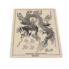 Татуировка Munsu практика кожи 15*20 см фигура дракона тату практика кожа комплект тату-машинки тату оборудование