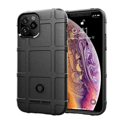 Shockproof Rugged Soft Silicone Protective Armor Phone Case - iPhone 16 (Black)