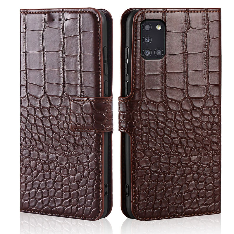 

Ударопрочный Магнитный чехол для Samsung Galaxy A31 6,4 дюйма, чехол для телефона, кожаный флип-чехол, силиконовый чехол для мобильного телефона с отделениями для карт