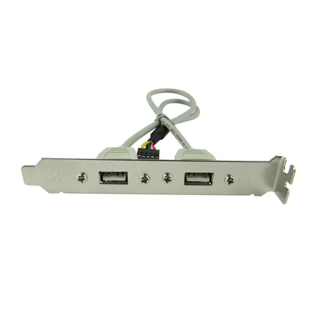 Материнская плата 2 портовый USB 0 9 контактный разъем удлинитель адаптер кабеля