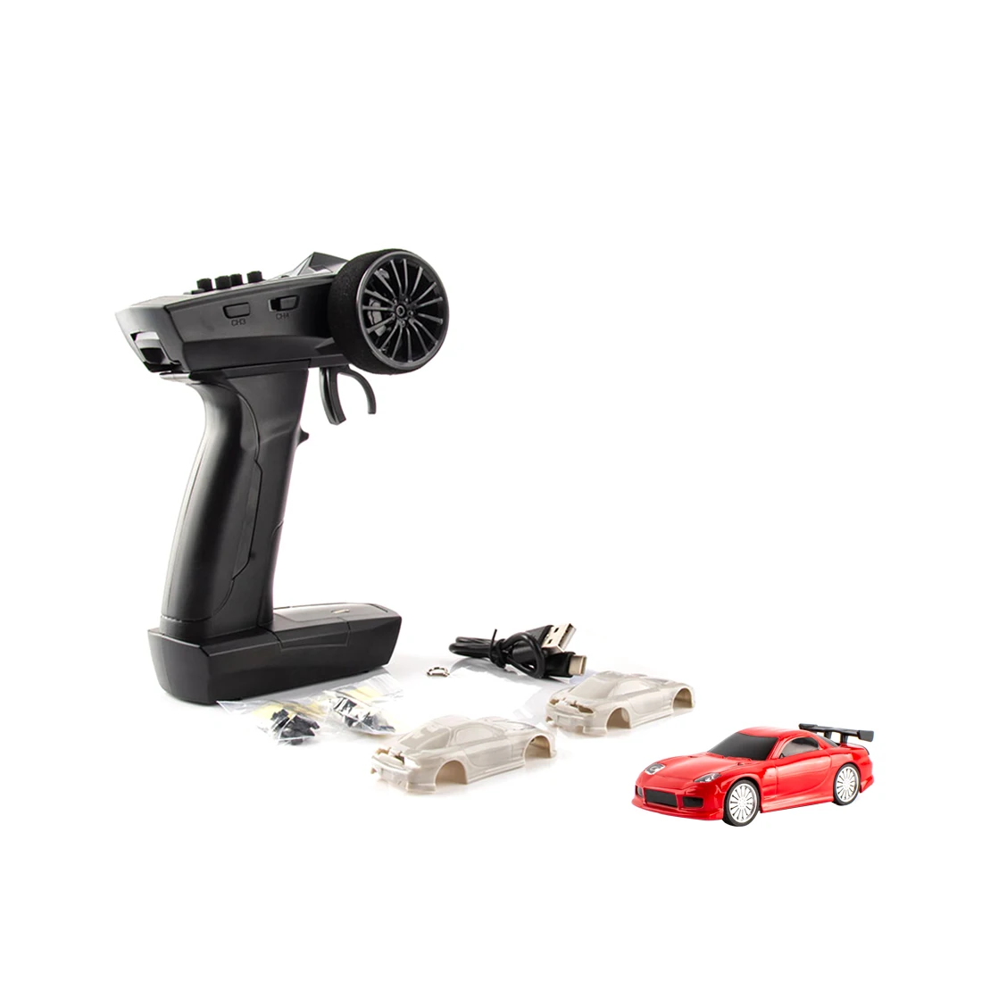 Turbo Racing C71 Rtr 1/76 2.4G Rwd Mini Sport Rc Auto Veicoli Sportivi Luci A Led Giocattoli Completamente Proporzionali Modelli On-Road