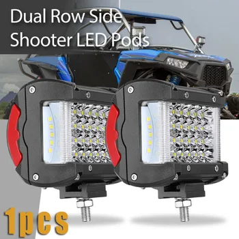 

44000LM LED Work Light White 4Inch Boats 4WD 12V 4-Row Lamp Waterproof Yachts