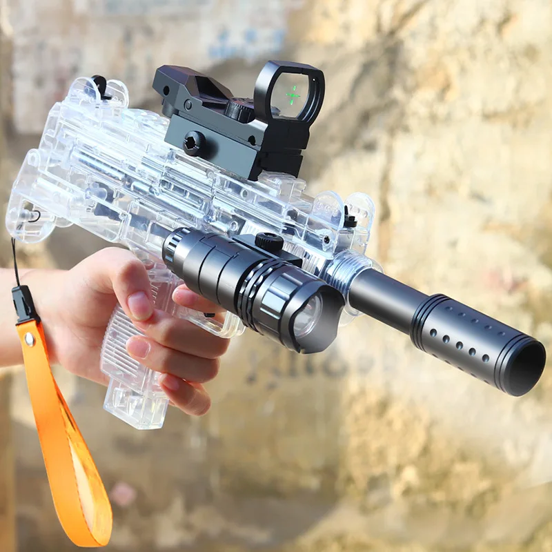 UZI Manual Soft Bullet Guns Can Launch Sucker Bullets Toy Pistol Children Indoor and Outdoor Battle Shooting Submachine Fake Gun | Игрушки и