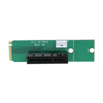 

M.2 NGFF SSD Male to PCI-E 4X Converter Adapter Card with Power Cable