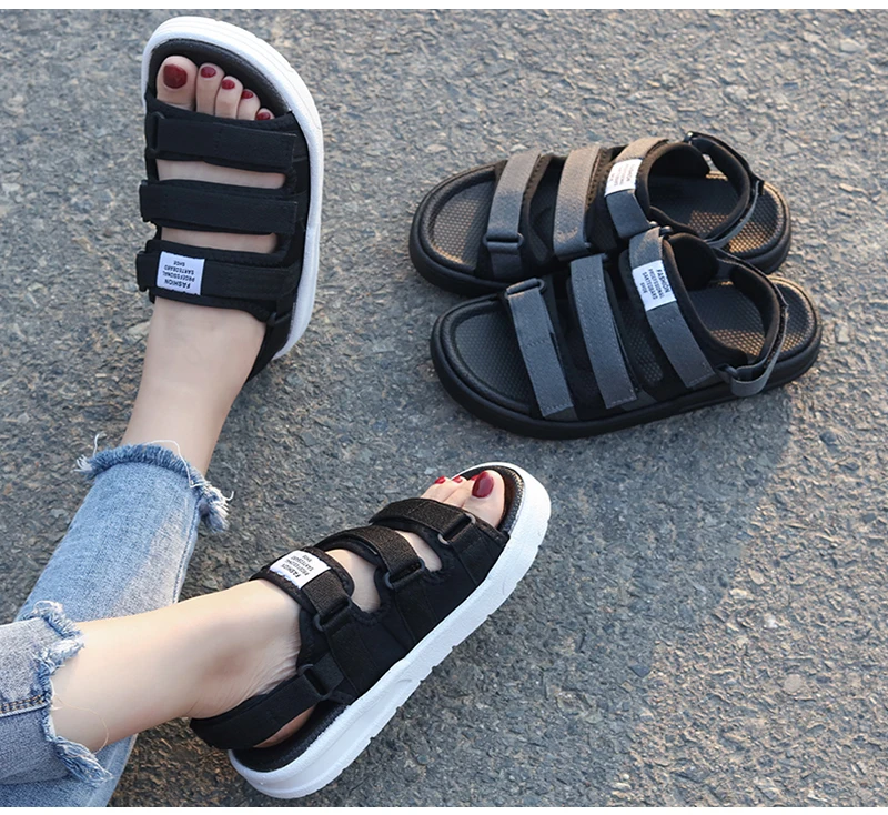 FZNYL/женские и мужские сандалии; летняя дышащая удобная Уличная Повседневная обувь; модные пляжные сандалии для влюбленных пар студентов