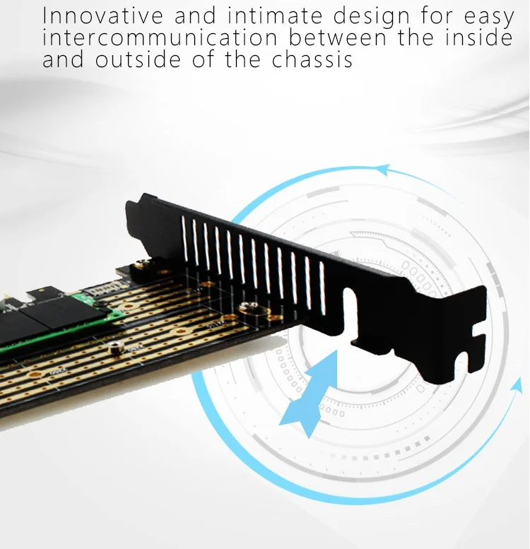 M.2 Накопитель SSD с протоколом NVME NGFF к PCI Express X4 адаптер карта PCIE к M.2 SATA+ NVME двойной диск карта расширения поддерживает M Key plus B Ключ интерфейс