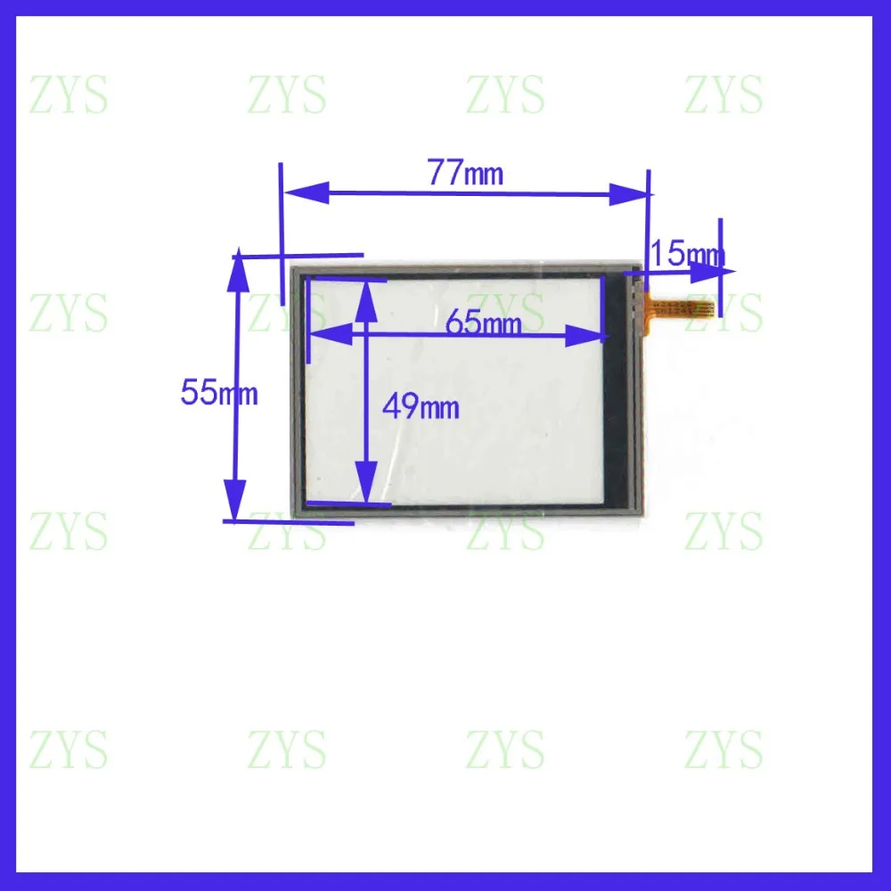 ZhiYuSun 10 шт./лот A2432C 77*55 мм TestedTouch панель дигитайзер 77*55 для автомобиля DVD это совместимо