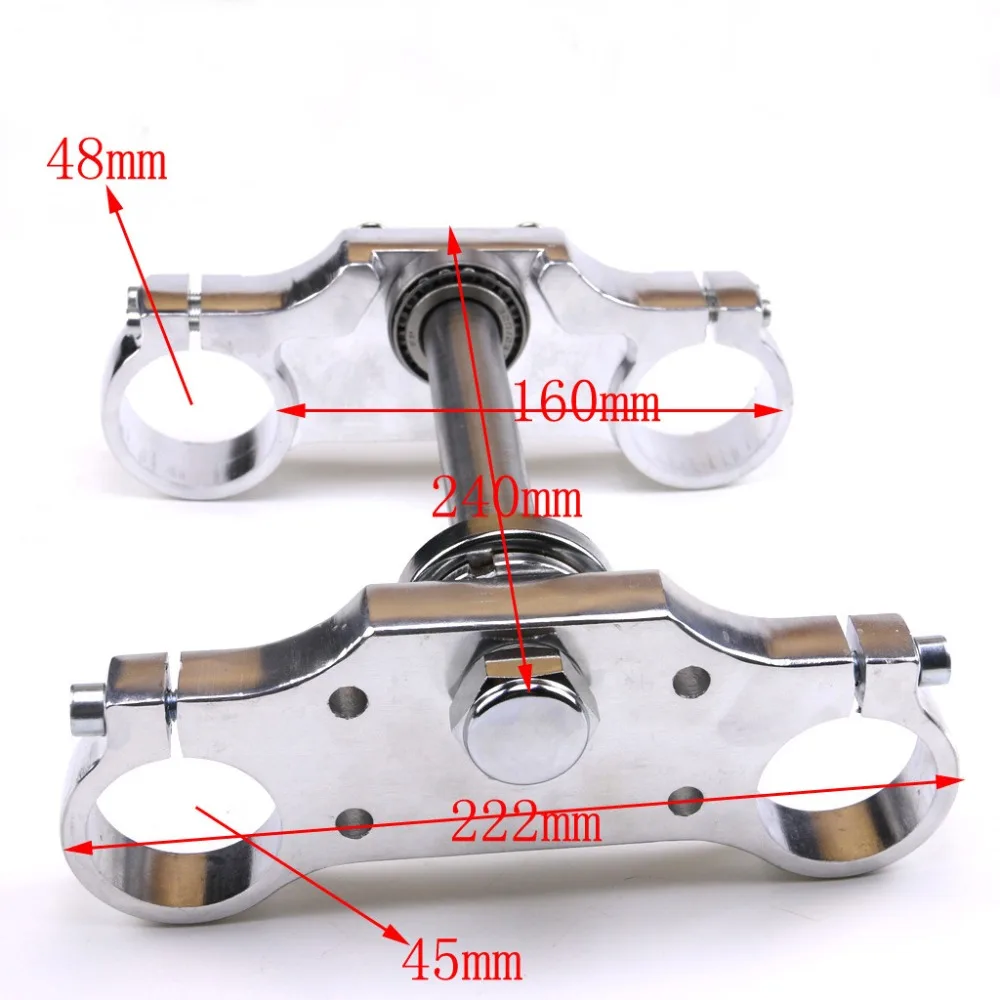 78 Triple Tree 22mm Handlebar Front Fork Shock Mount Clamps Bar Riser For 110CC 125CC 150CC SSR Pit Bike (5)