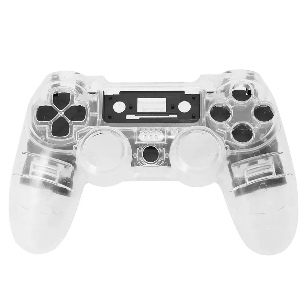 PS4 V1 контроллер полный набор корпус Чехол прозрачный корпус крышка Замена кнопки для sony playstation 4 PS4 аксессуары