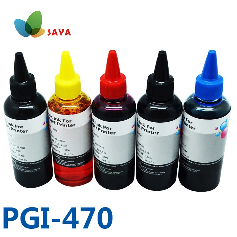 Набор чернил PGI470 CLI471 для принтеров Canon PIXMA MG6840 MG5740 500 мл быстросохнущие чернила