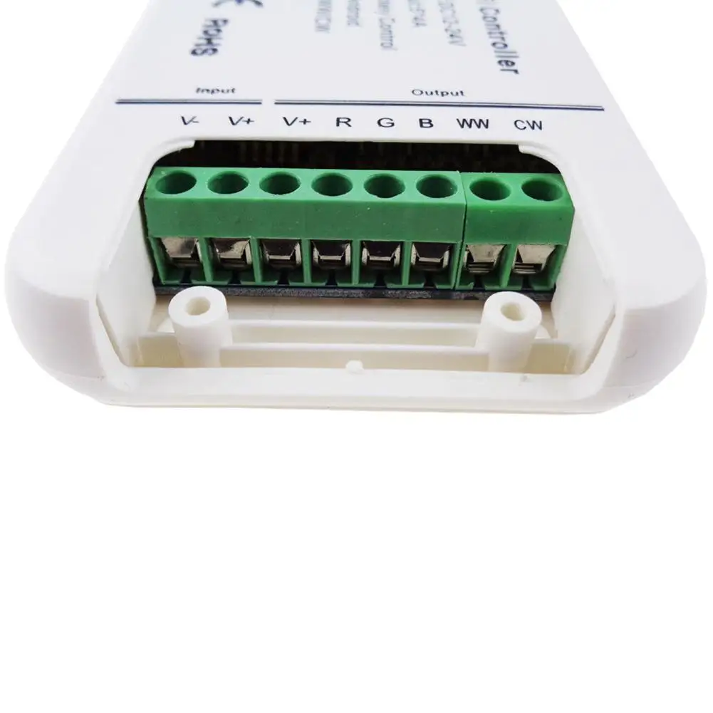 DC12-24V 4A 5CH RGB/WW/CW Светодиодный wifi контроллер IOS Android Smart Link Timer