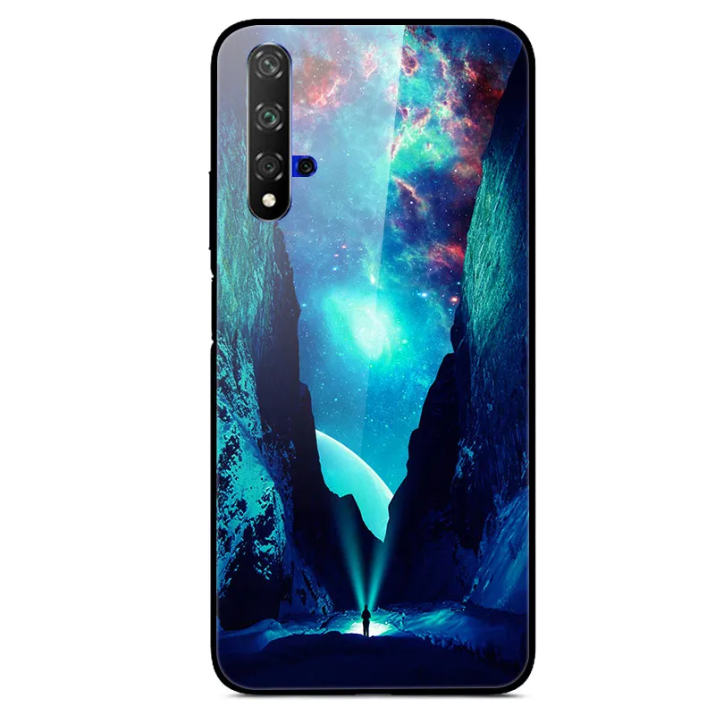 Чехол из закаленного стекла для Huawei Honor 20 чехол с рисунком pro V20 8A 8S 10i Обложка