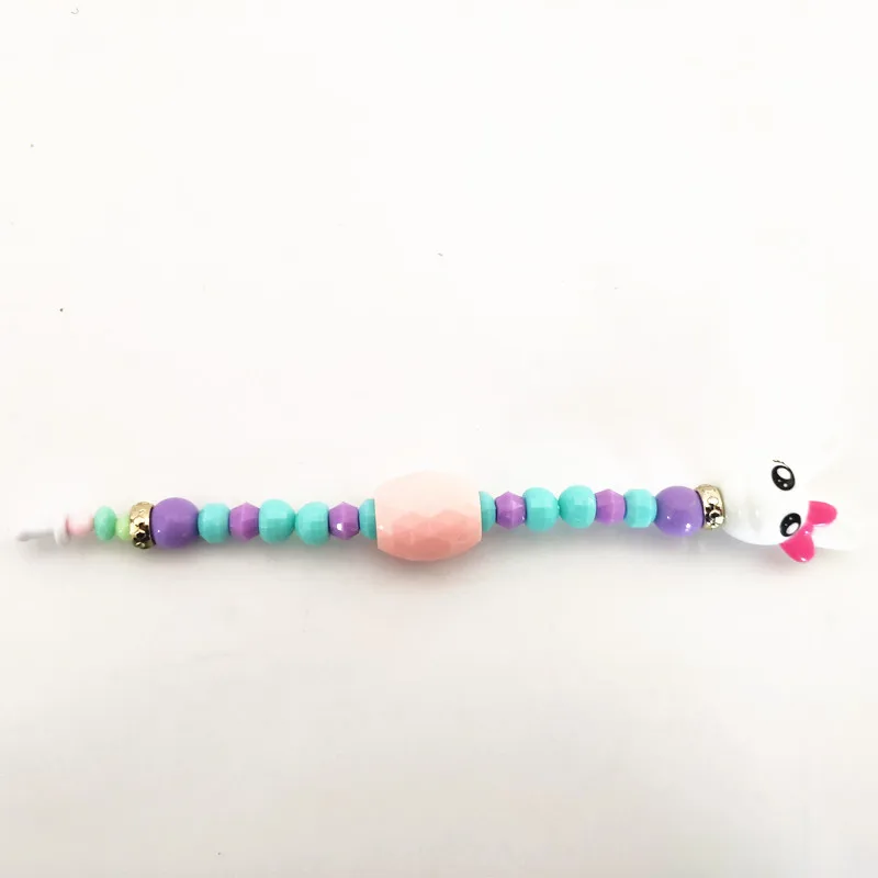 Diy мультфильм браслеты с изображением единорога игрушки девушки браслет Волшебные животные браслет из бусинок деформации игрушки для детей Дети Рождественский подарок