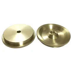 Tampa de parafuso de bronze usinagem cnc personalizada