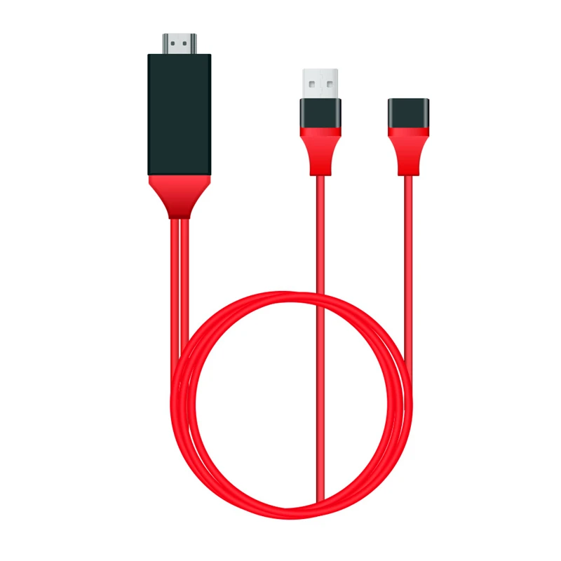 Кабель tv Stick с экраном Двойная Система HDMI Hd кабель Plug and Play совместим с Android Ios