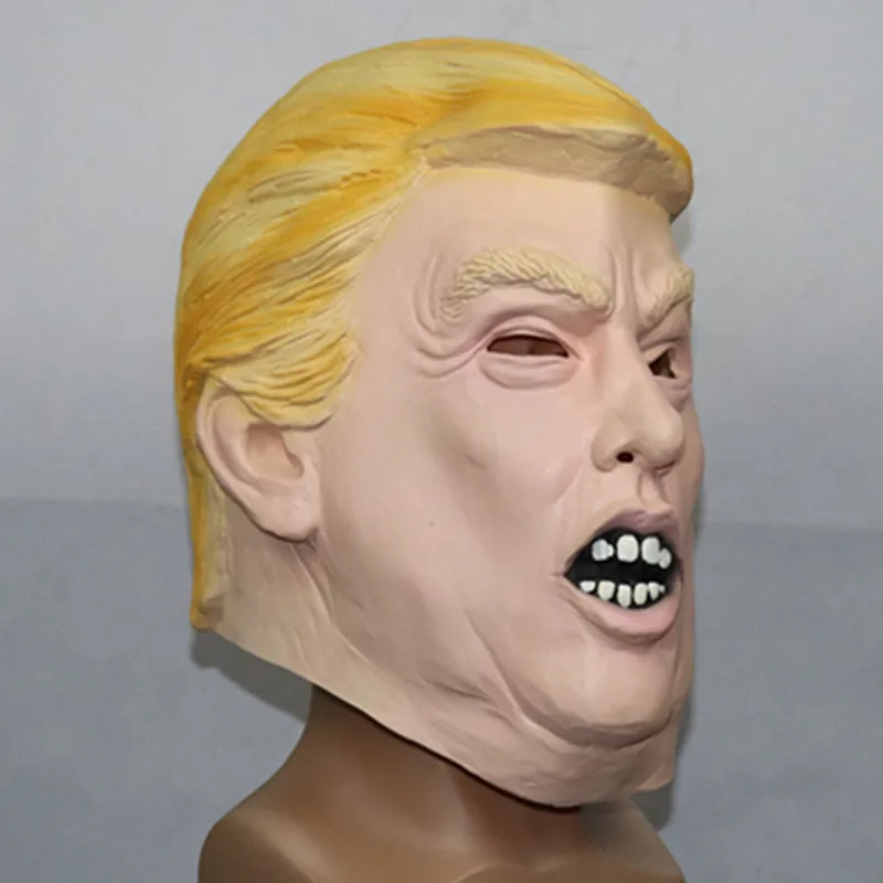 Забавные реалистичные латексные маски знаменитостей Дональда Трампа для
