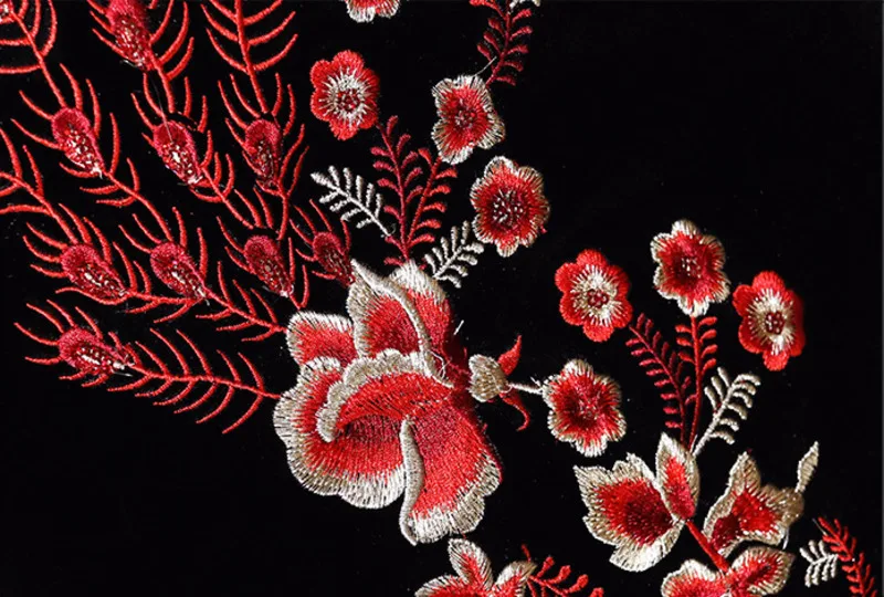 Sheng Coco винтажные элегантные длинные Qipao Павлин цветы велюр вышитые Cheongsam женские традиционные китайские платья Шанхай