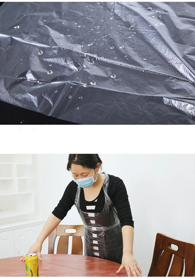 Multifunctional Disposable Apron Cooking Painting Waterproof for Men Women Dinner Party Apron Kitchen Cooking Apron